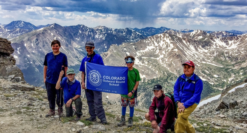 backpacking adventure program for teens in the rockies